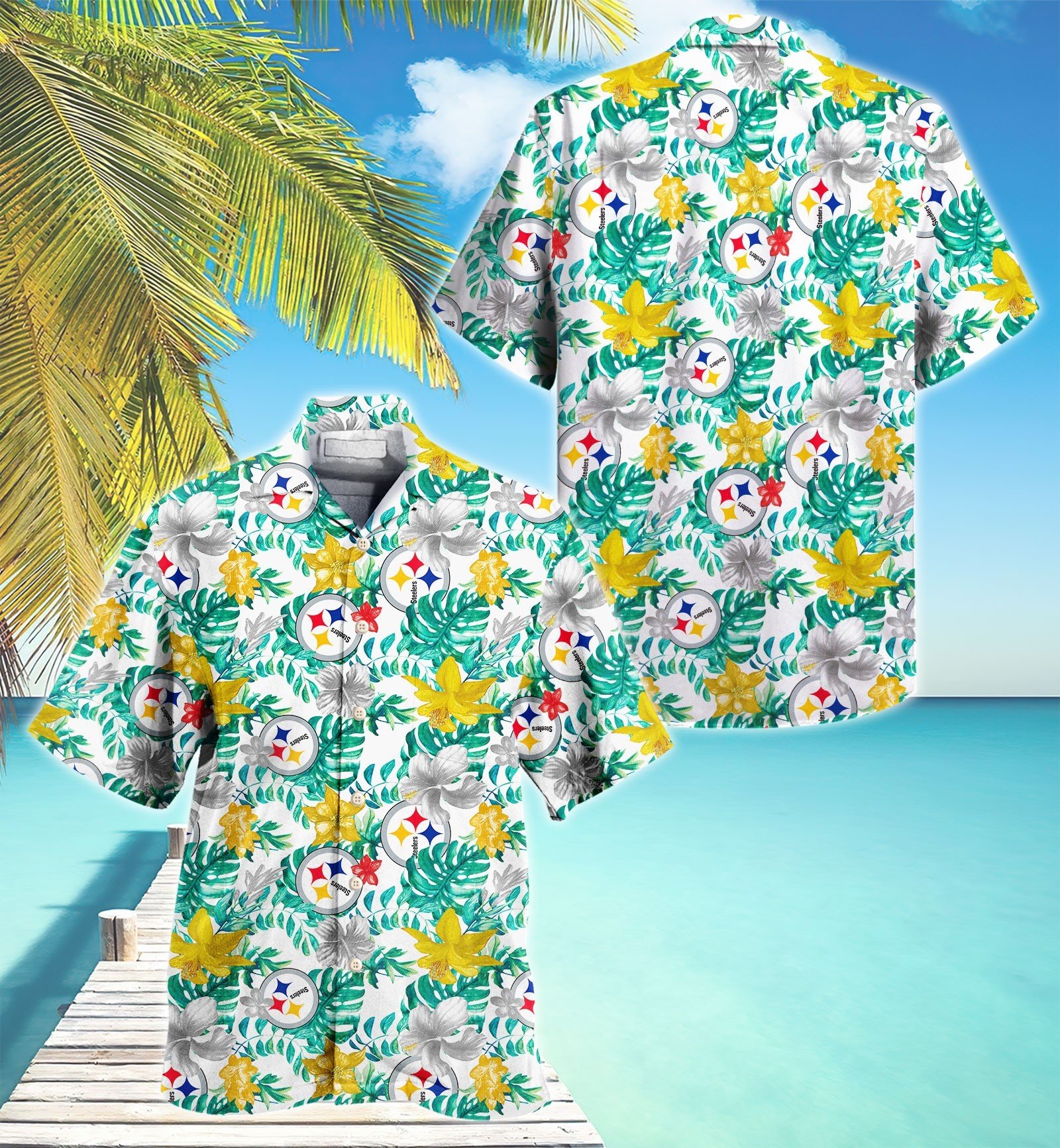 Pittsburgh Steelers Hawaiian - BTF Store