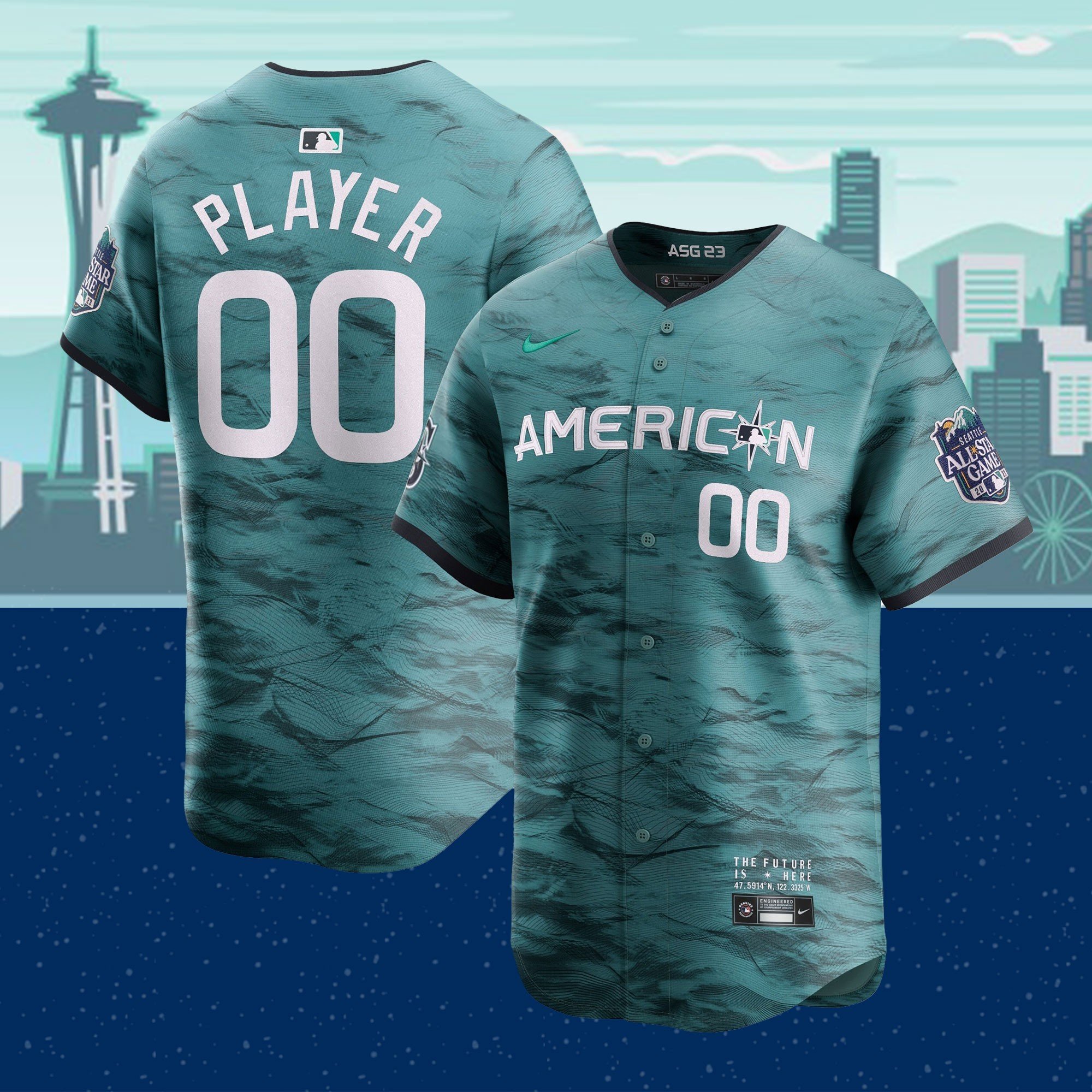 Seattle Mariners American League 2023 MLB All-Star Game Custom Jersey - BTF  Trend