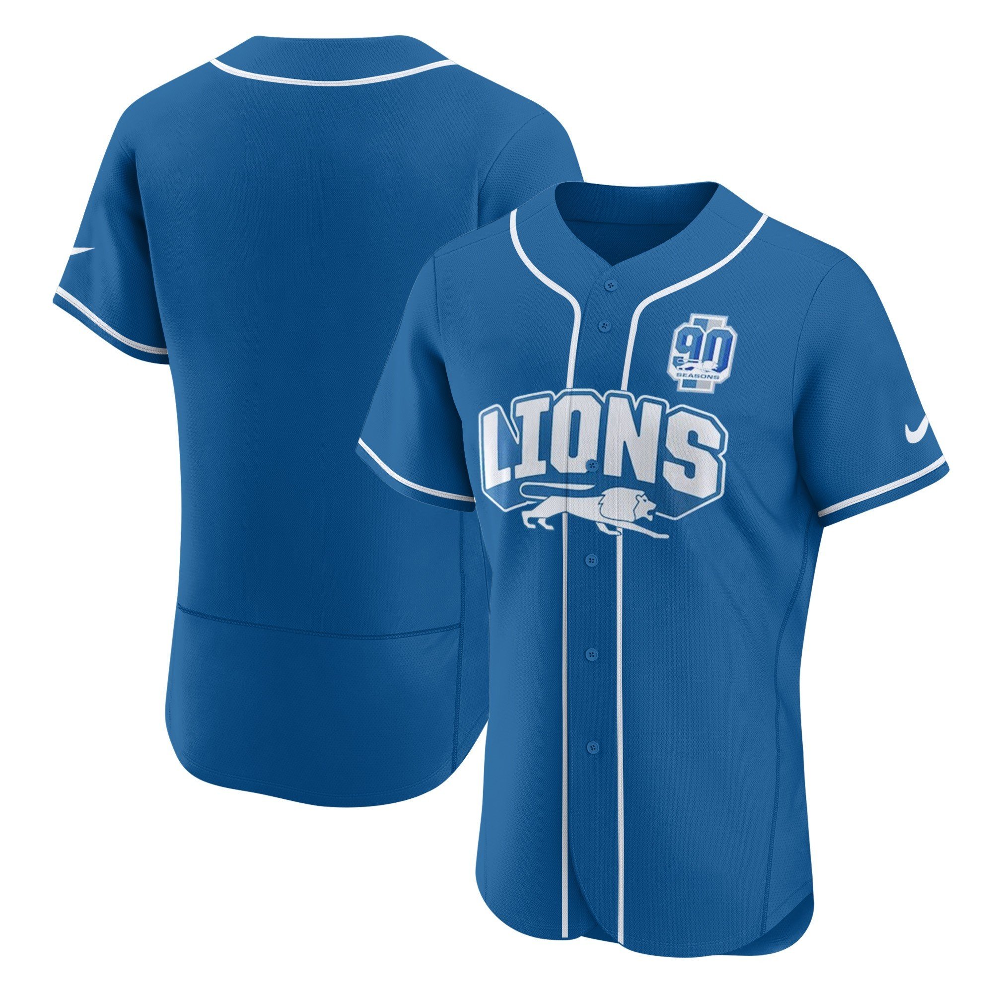 Detroit Lions to celebrate 90th season Tshirt - BTF Store