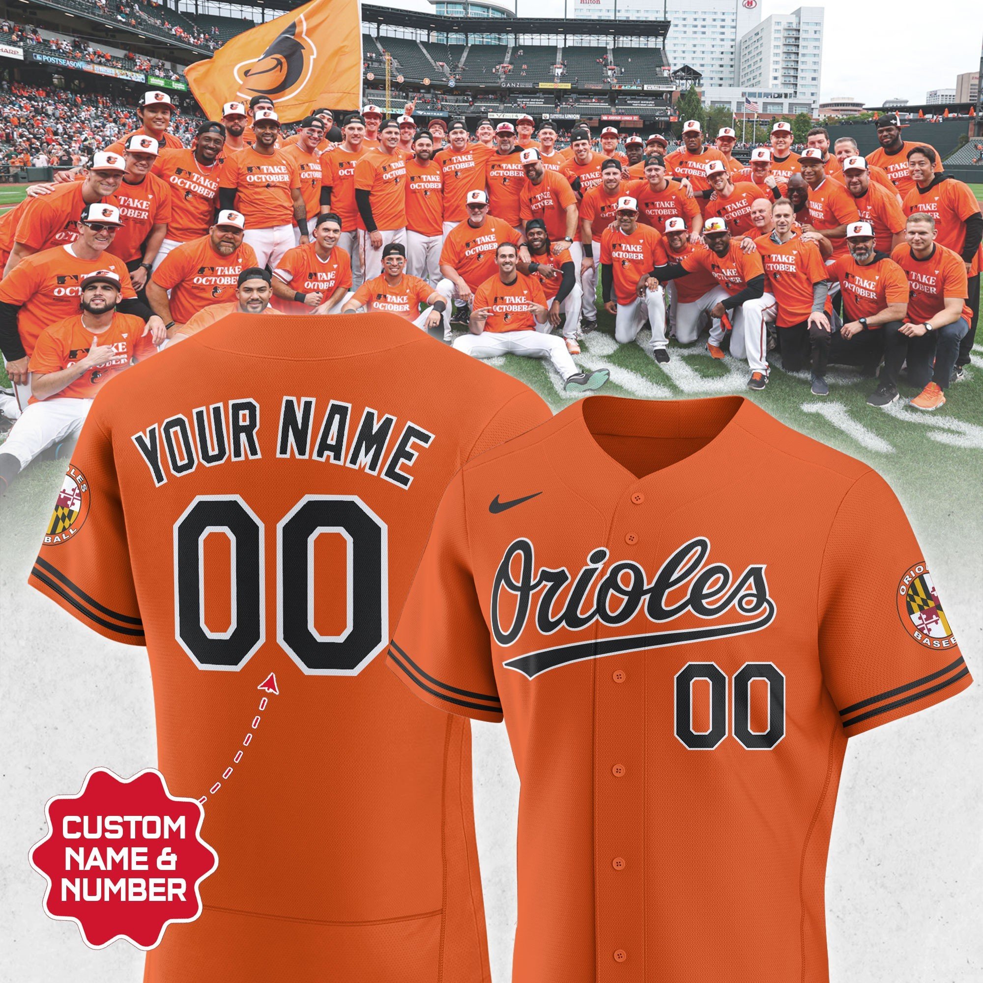 uniform orioles orange jersey