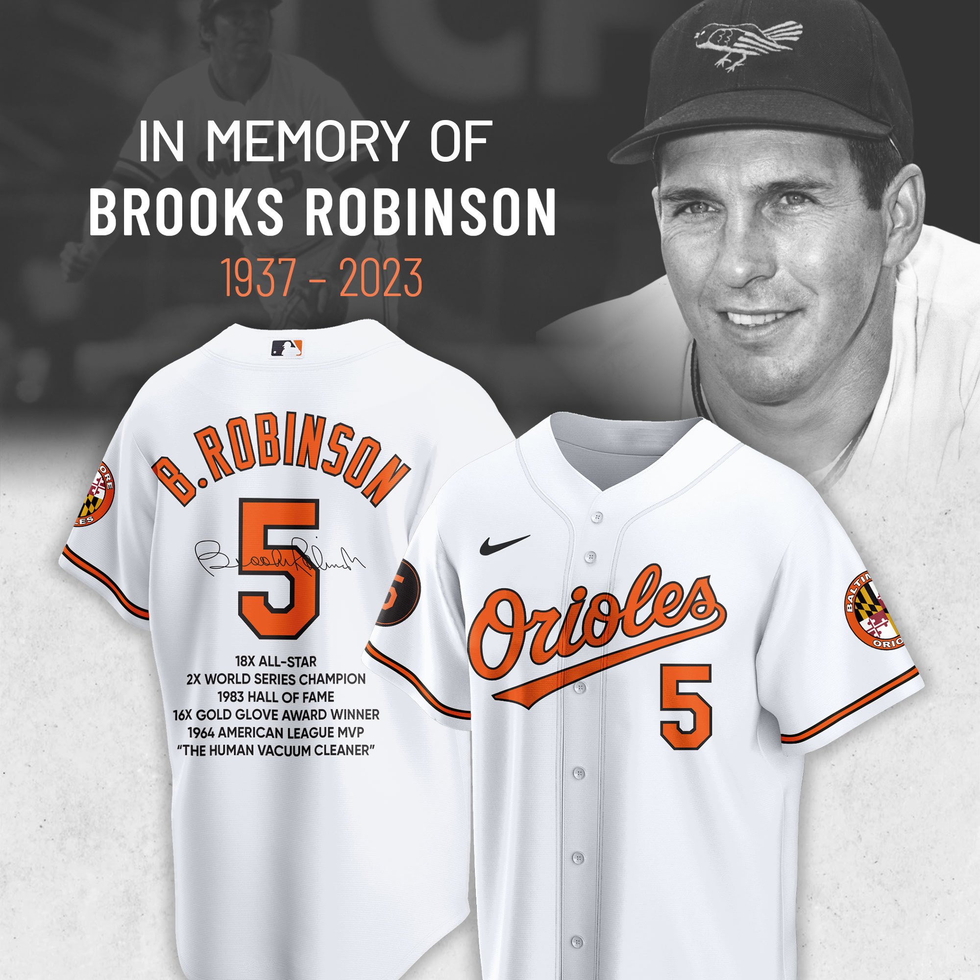 Official in Memory Of Brooks Robinson Baltimore Orioles T Shirt, hoodie,  sweatshirt for men and women