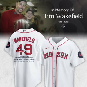 Tim Wakefield Shirt Custom Name And Number Tim Wakefield Jersey Shirt  Boston Red Sox Shirt Rip Tim Wakefield Shirt - Trendingnowe