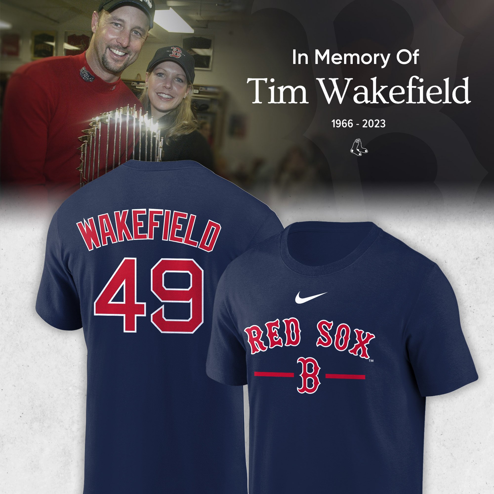 Tim Wakefield Boston Red Sox T-shirt