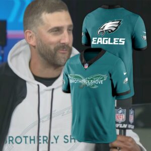 NFL Philadelphia Eagles Brotherly Shove Tactical Scheme Vintage T