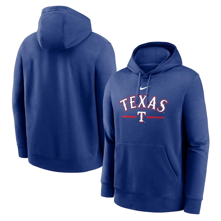 Nike Men's Texas Rangers Therma-FIT Hoodie - Royal - L (Large)