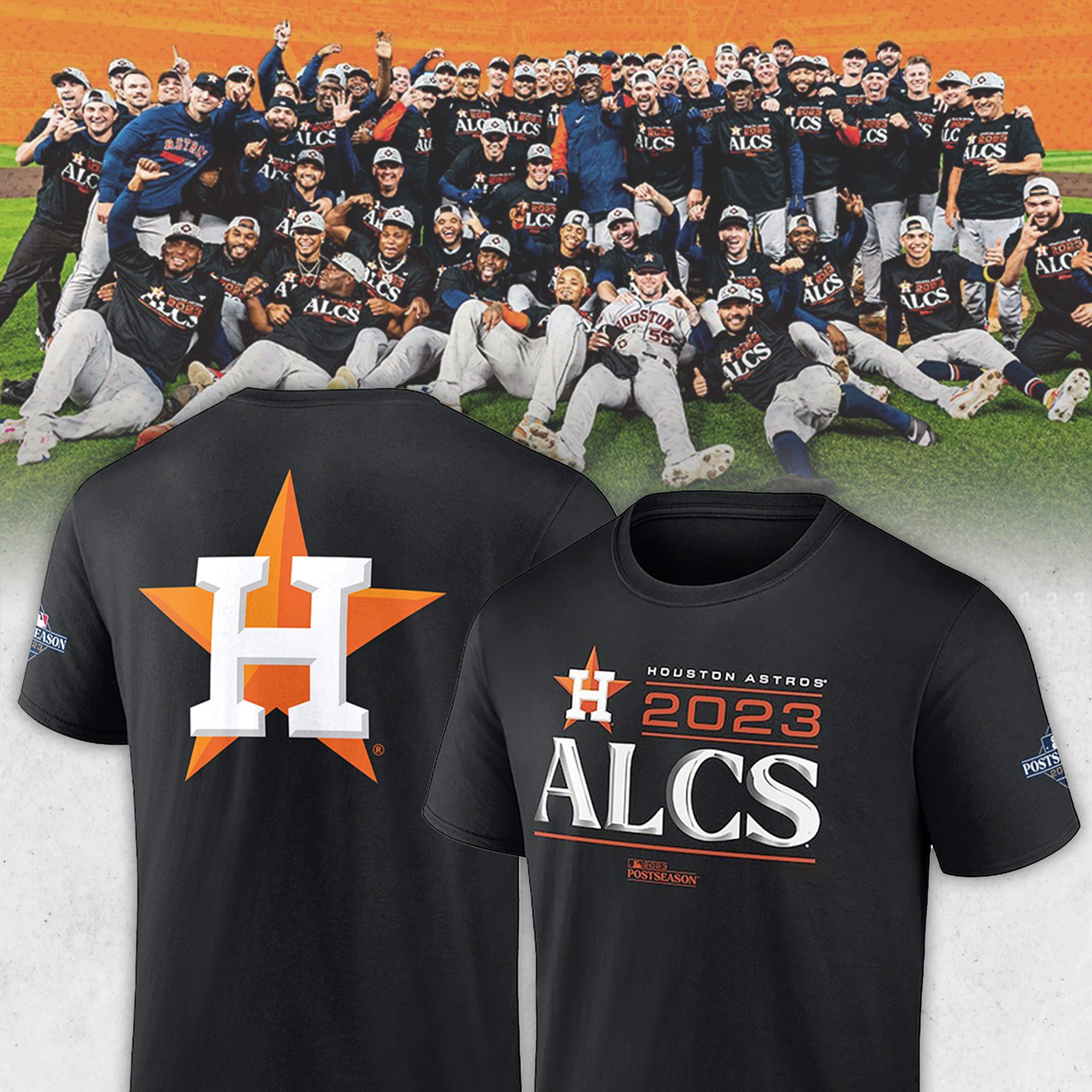 Houston Astros 2023 ALCS Locker Room MLB Postseason Unisex T-Shirt